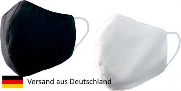 2x WASCHBARE SILVER TECH ATEMSCHUTZMASKE MUNDSCHUTZ MASKE NEU 3LAGIG